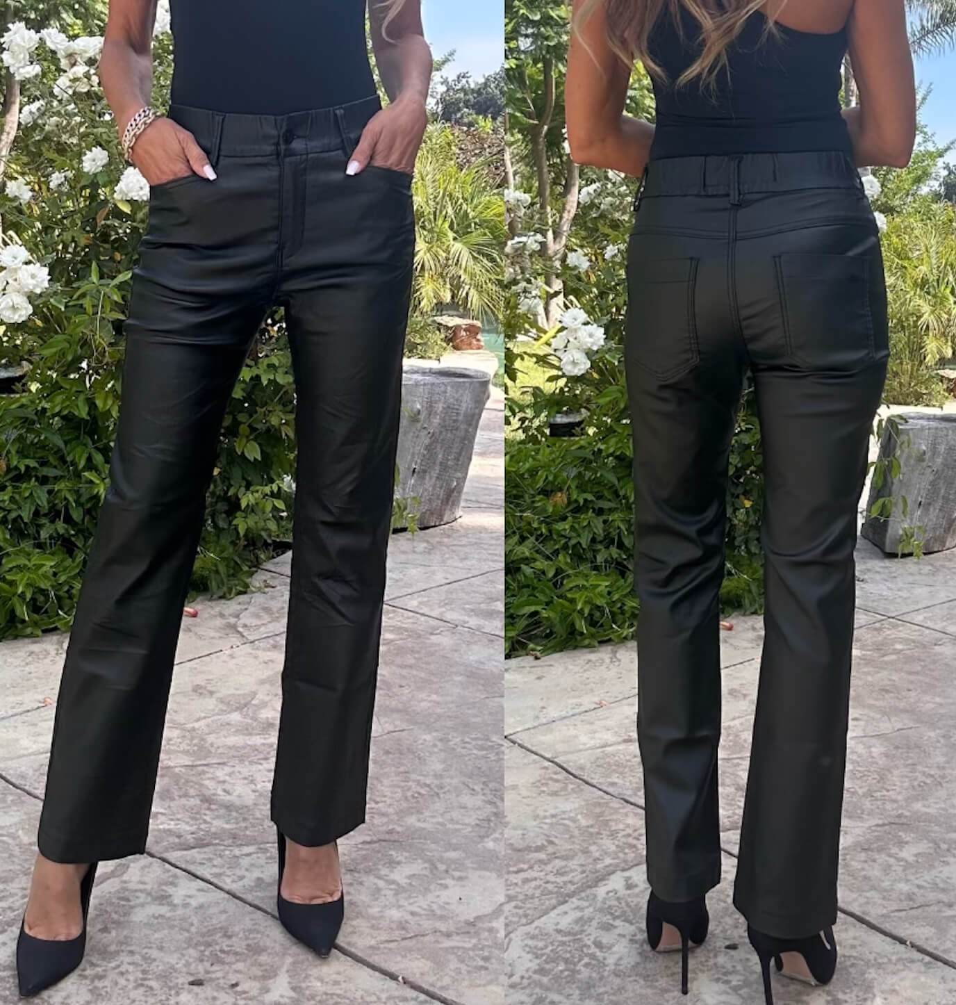 Bevy Flog - Novel Pant in Black Vegan