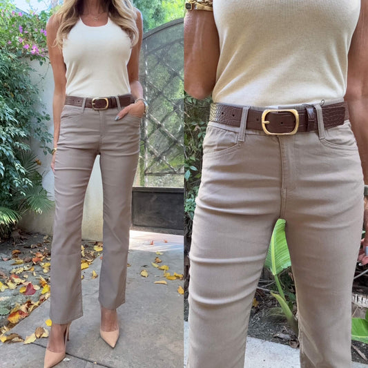 Bevy Flog Pants Bevy Flog - Novel Pant in Tan