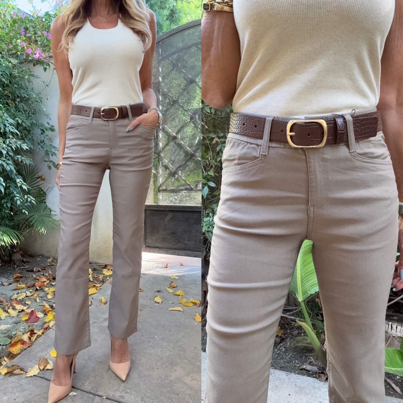 Bevy Flog Pants Bevy Flog - Novel Pant in Tan