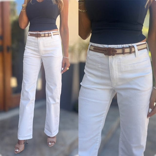 Bevy Flog Pants Bevy Flog - Tami Pant in White check