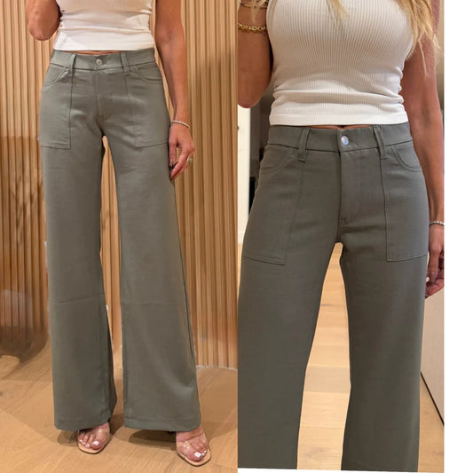 Bevy Flog - Christi pant in Green