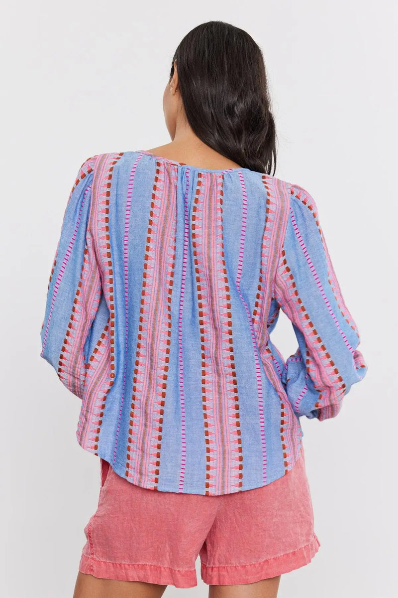 Velvet - Isla top in Multi colors