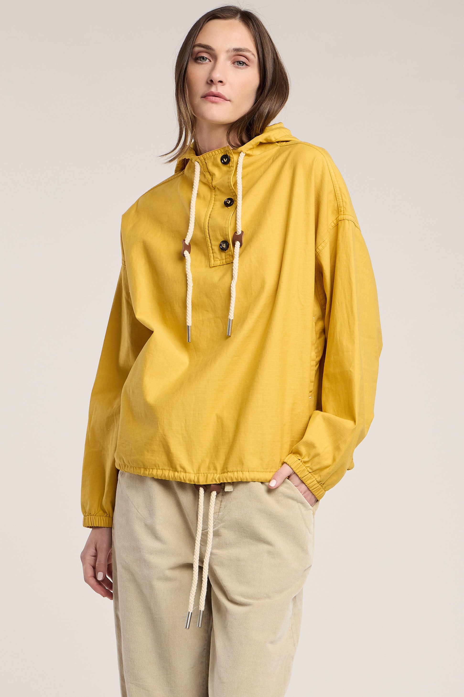 Velvet - Bobbie Hoodie Sweatshirt in Dandelion