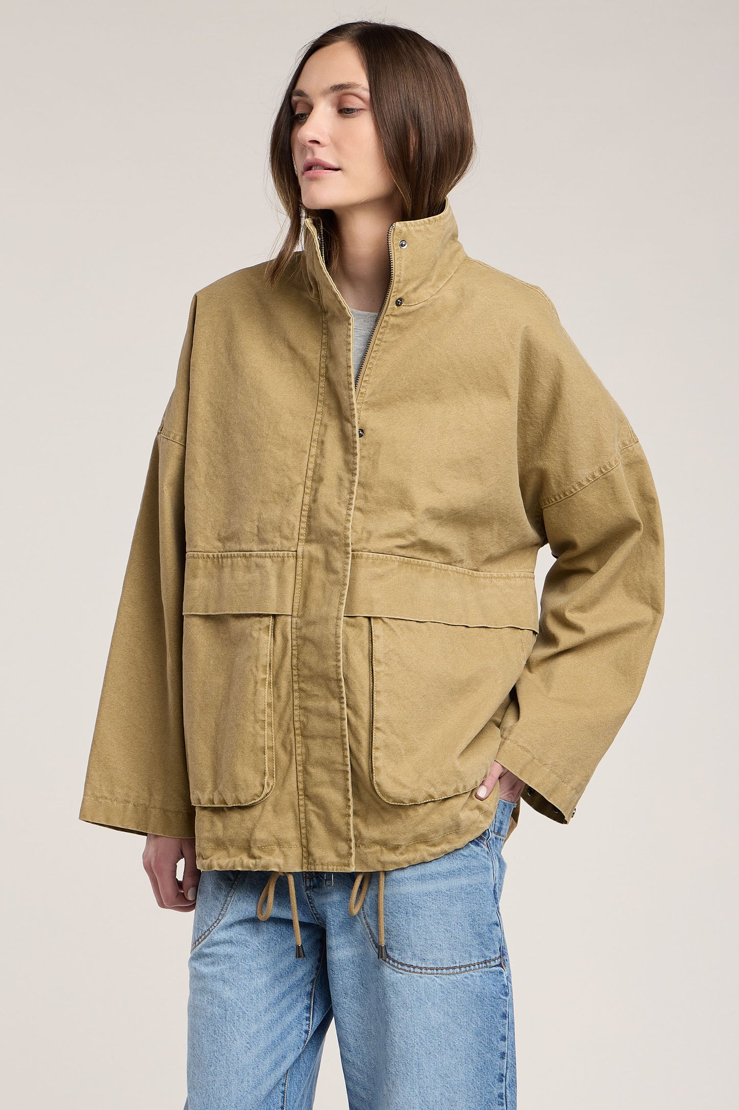 Velvet - Hunter Parka Jacket in Barley