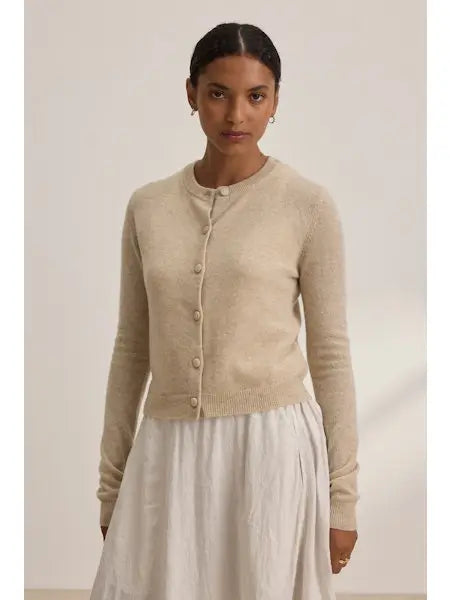 Velvet with Cleo Wade - Chrichet Sweater in Oatmeal