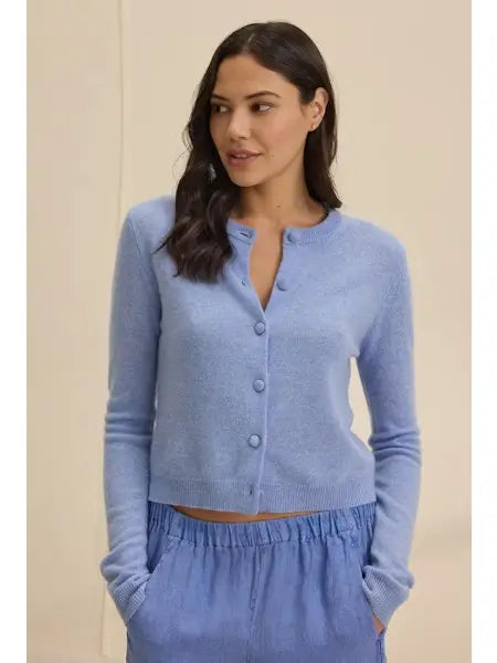 Velvet with Cleo Wade - Chrichet Sweater in Sky blue