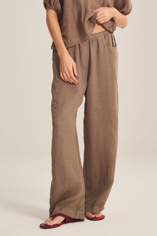Velvet - Clair Pants in Mudslide
