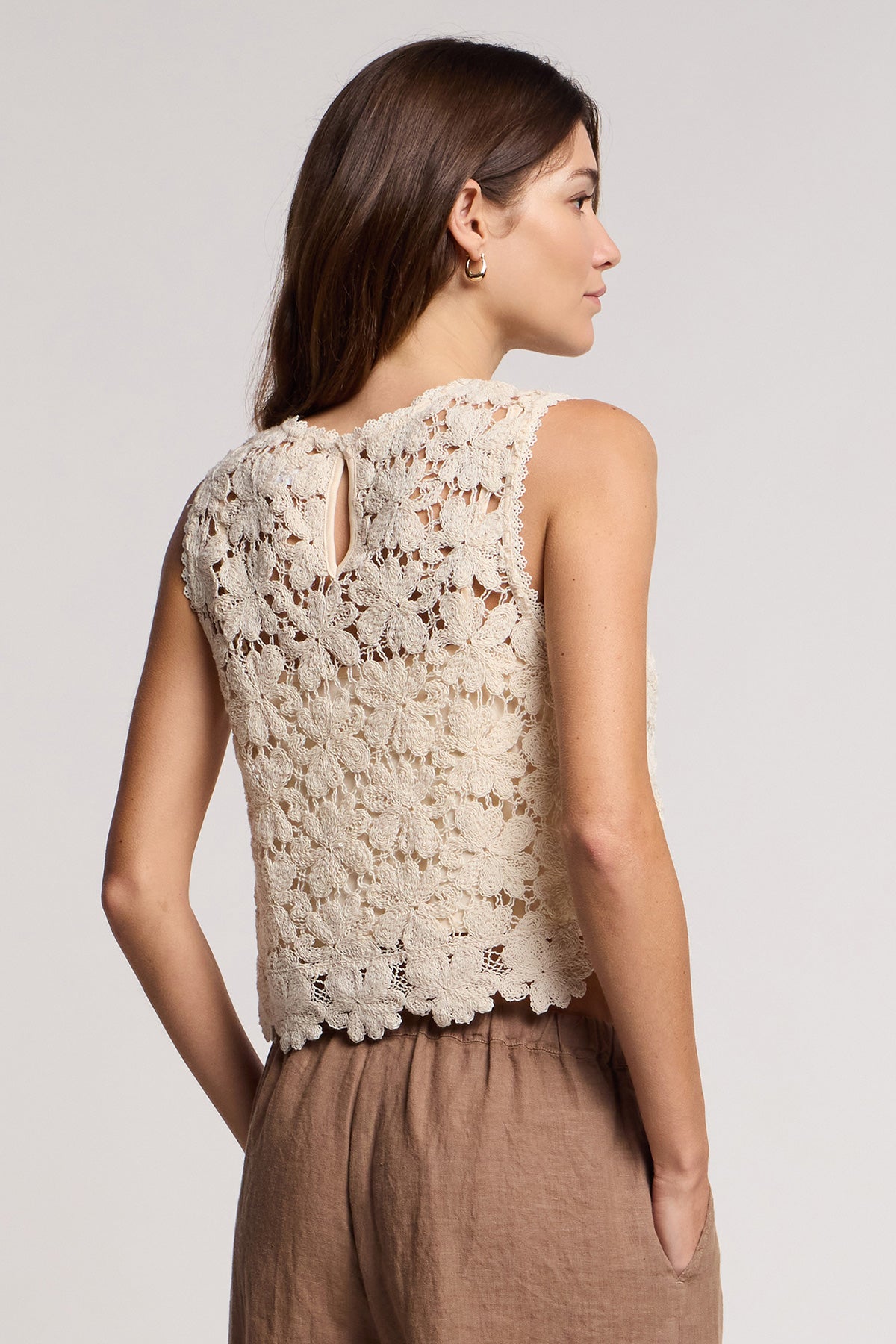 Velvet - Simona top in oat