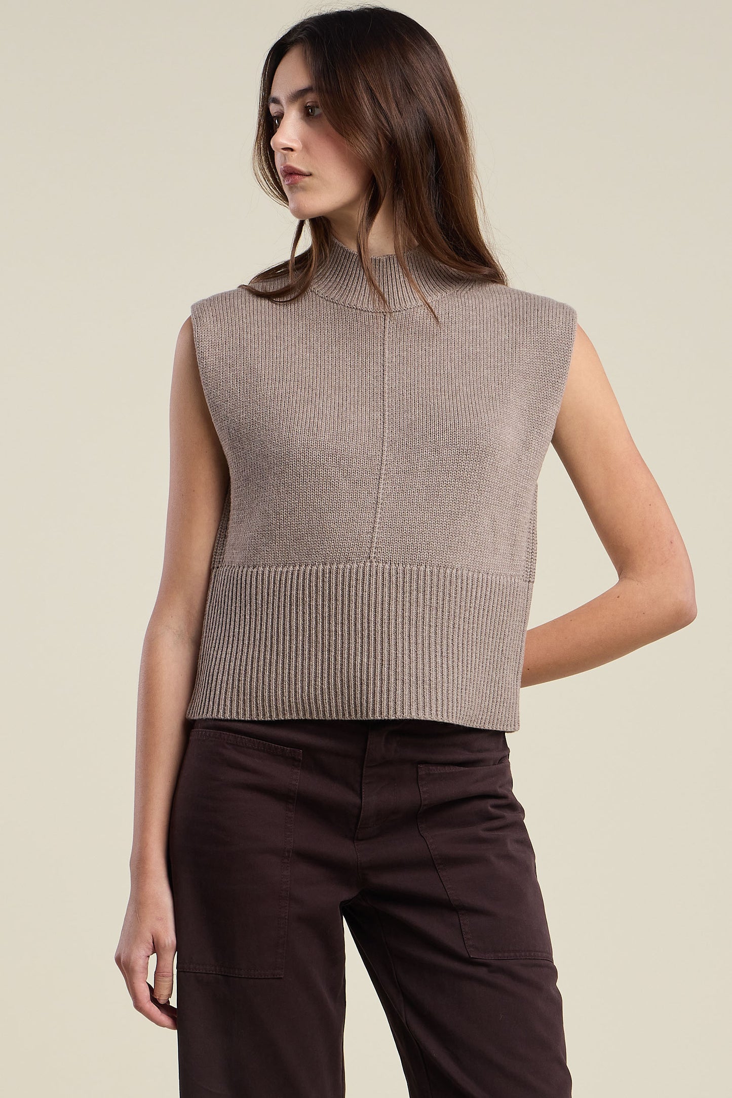 Velvet - Electra shirt in Oat