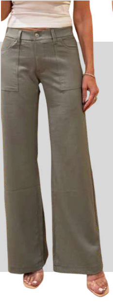 Bevy Flog - Christi pant in Green