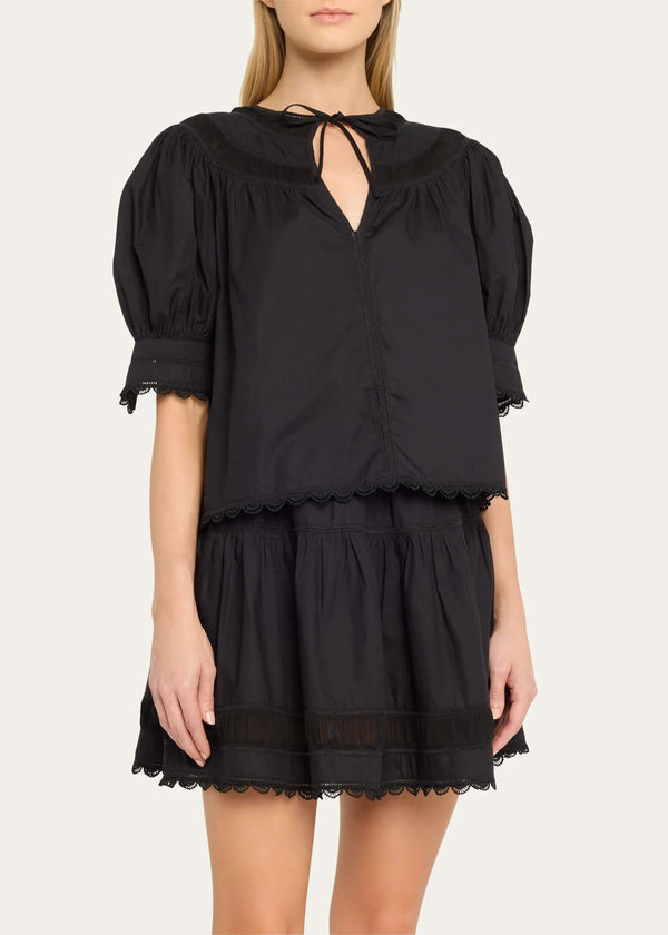 Ulla Johnson - Dylan Top in Noir