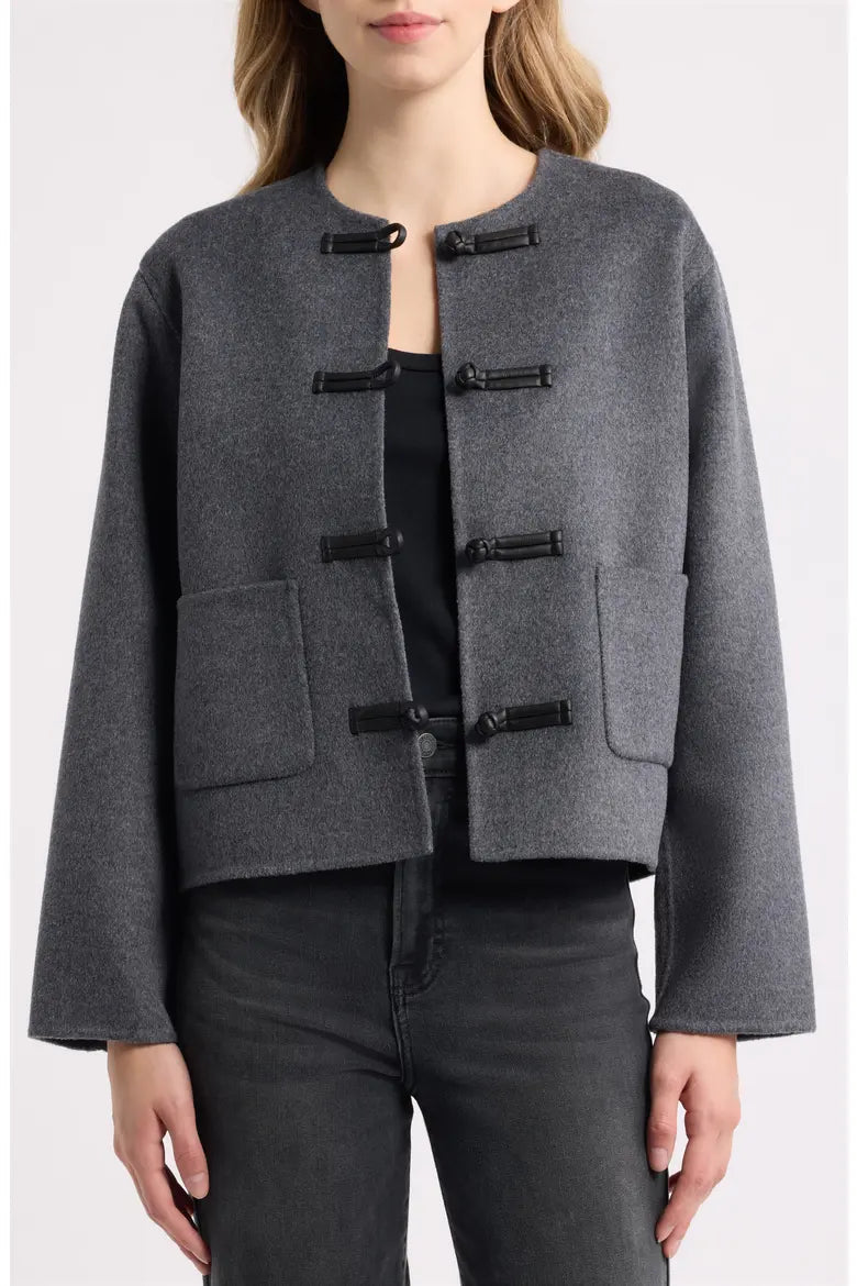 Rails - Deidre jacket in charcoal