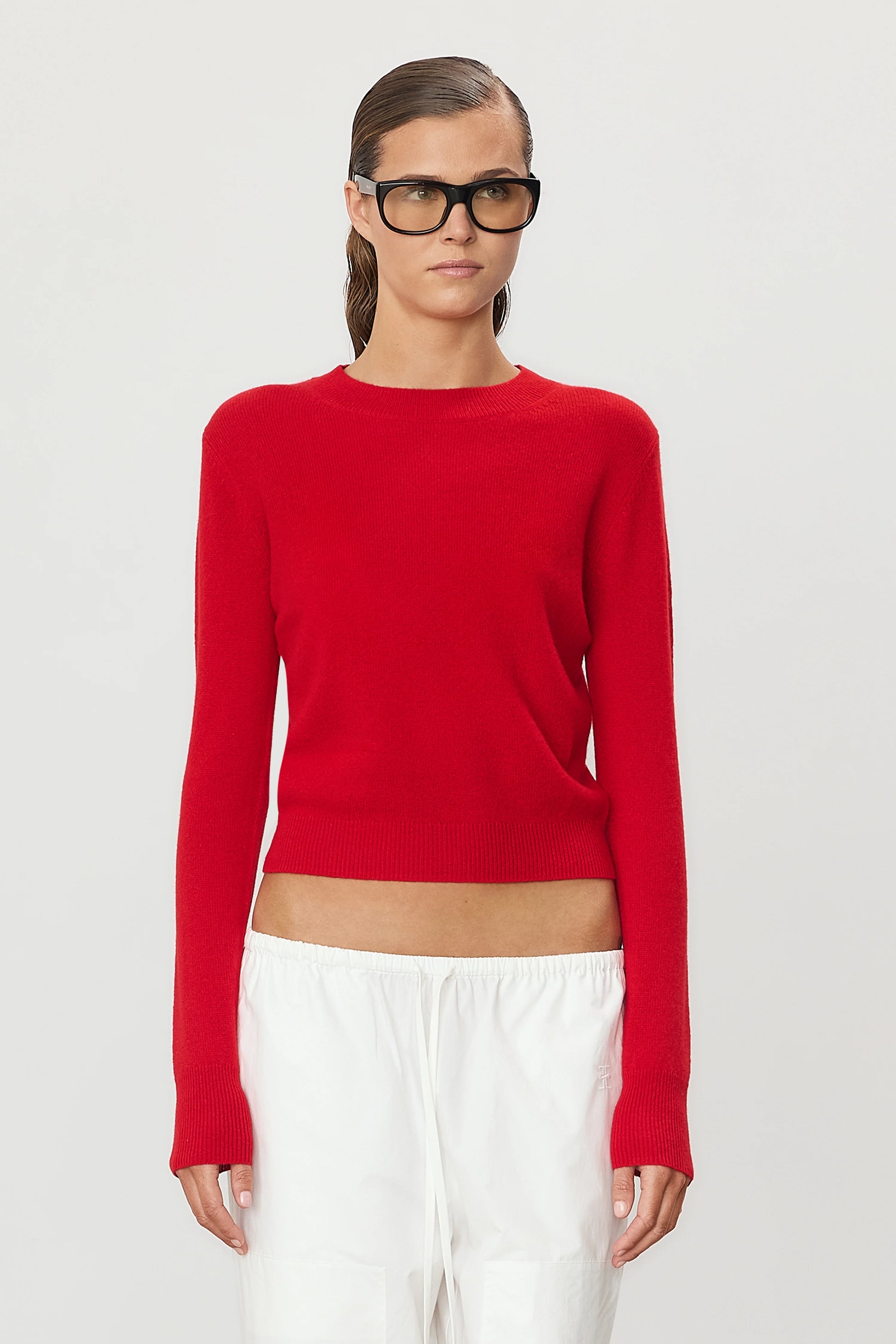 Eterne - Francis Sweater in Rouge Red dress San Francisco Eterne - Francis Sweater in Rouge Red dress San Francisco