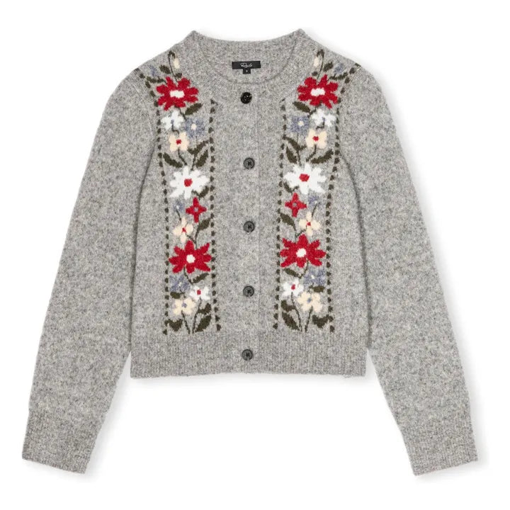 Rails - Millie sweater in grey flora
