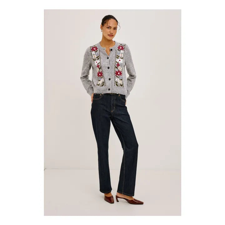 Rails - Millie sweater in grey flora