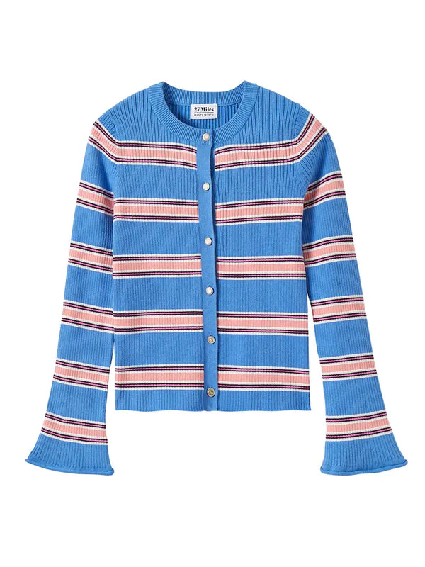 27 Miles - Laroi Sweater in Cornflower Blue
