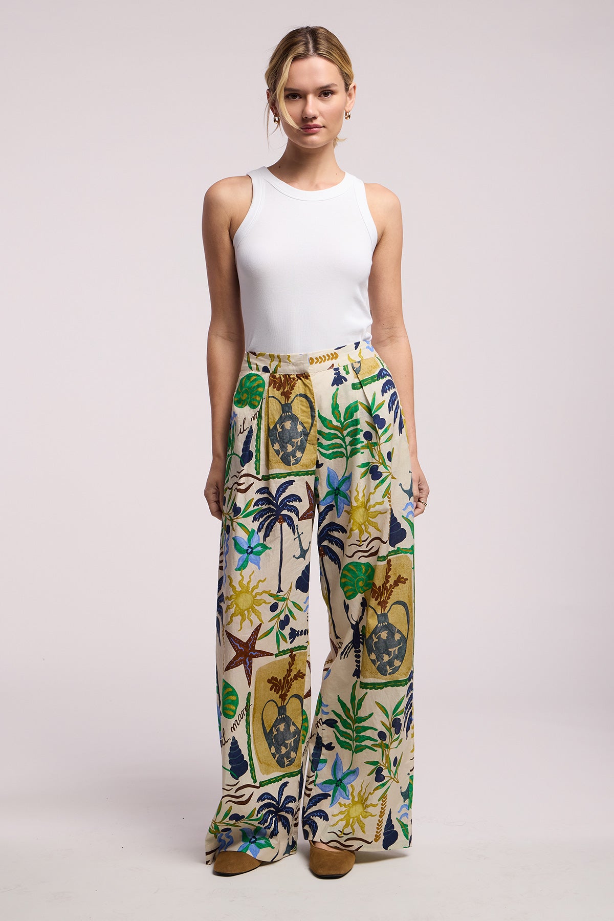 Velvet - Trixie Pant in Multi