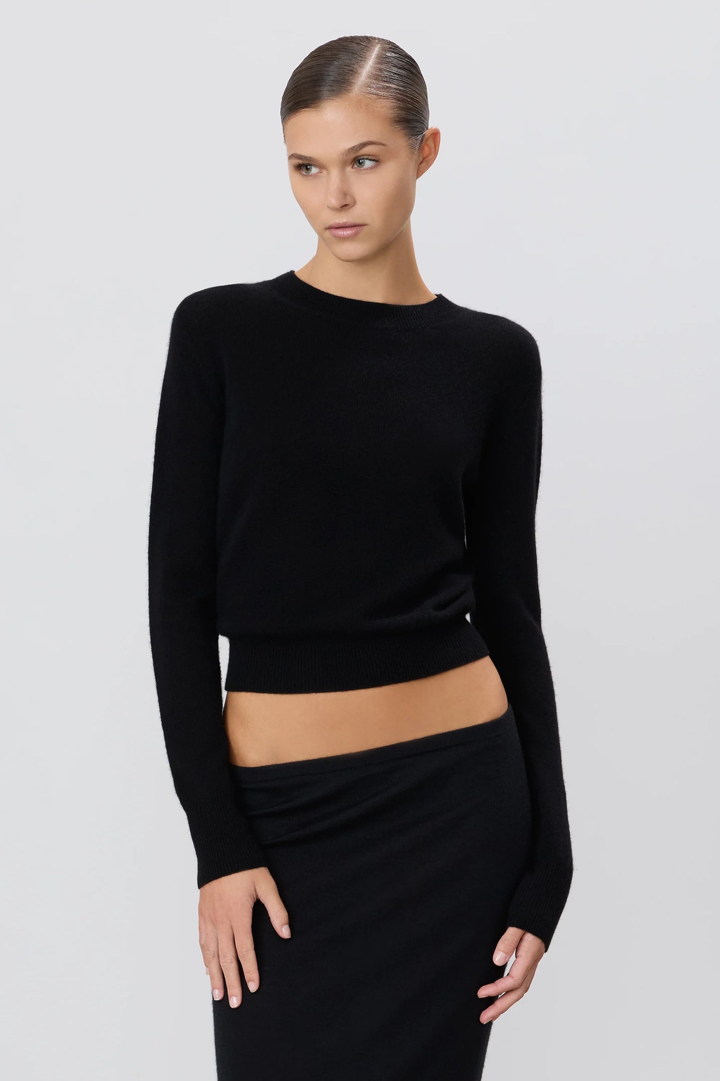 Eterne - Francis cashmere Sweater in Black