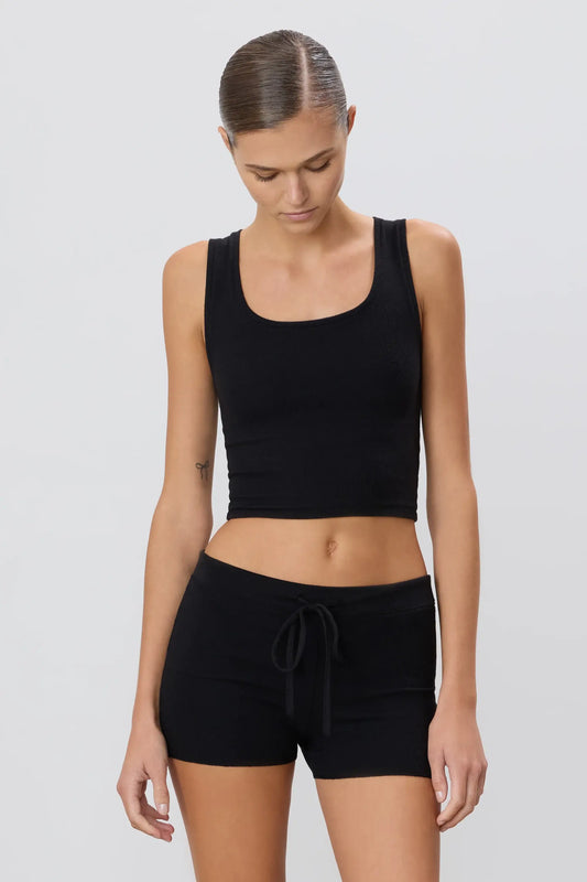Eterne - Square Neck Tank in Black
