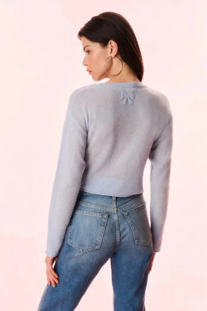 Love Shack Fancy Sweaters Love Shack Fancy - Luisella Cardigan in Dewdrop