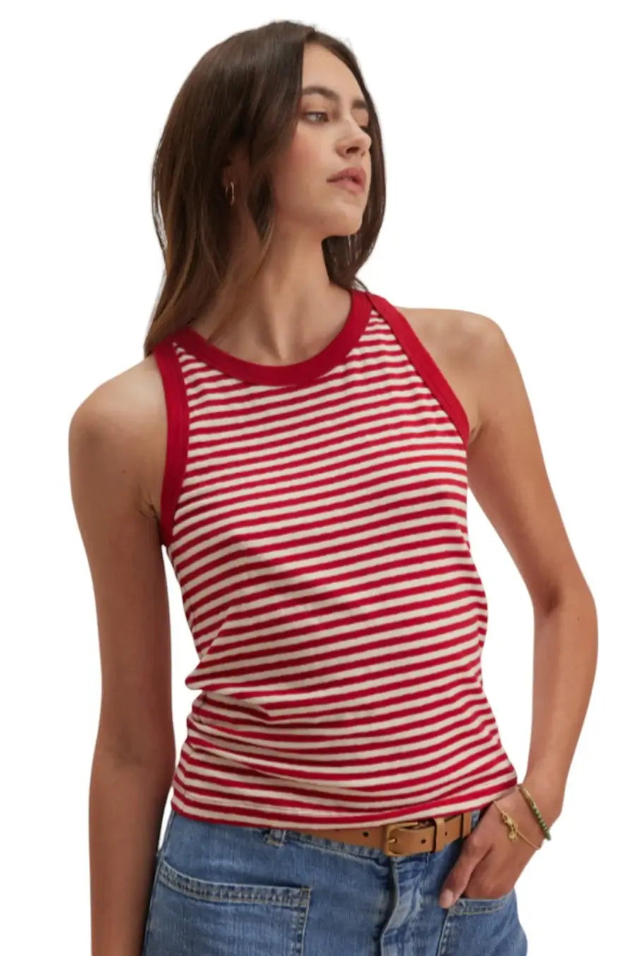 Lua Tank Top in Red