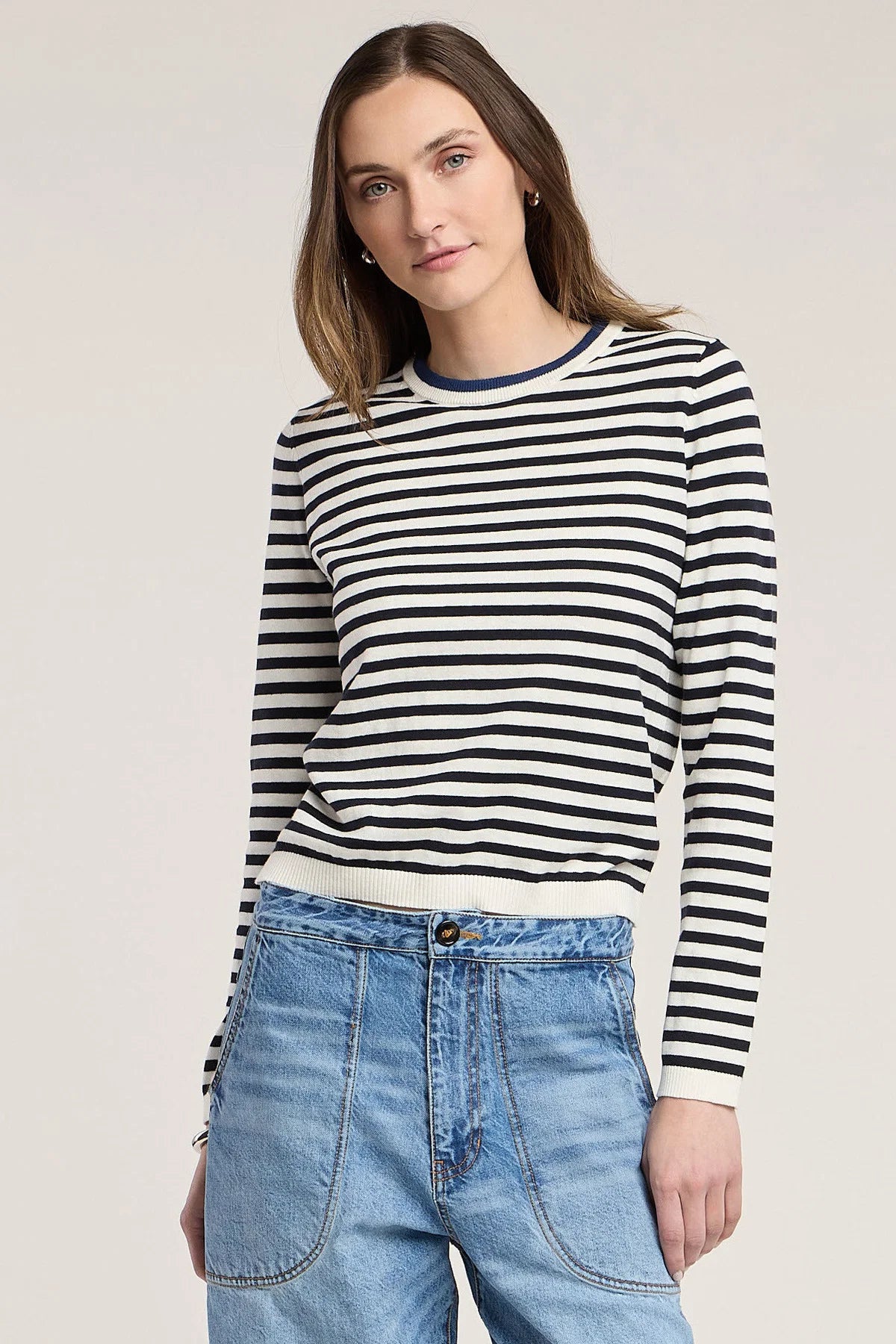 Velvet - Roxy crewneck in navy