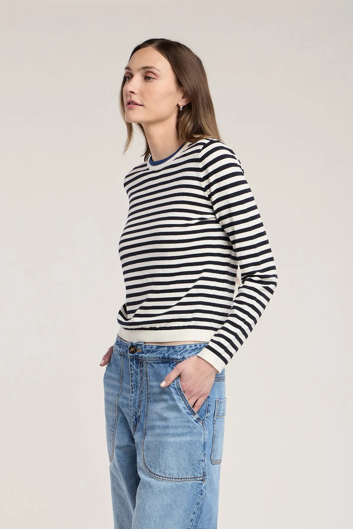 Velvet - Roxy crewneck in navy