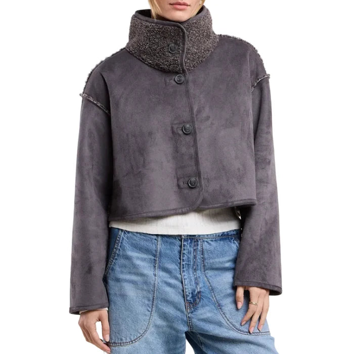 Velvet - Esme Reversible Jacket in Graphite
