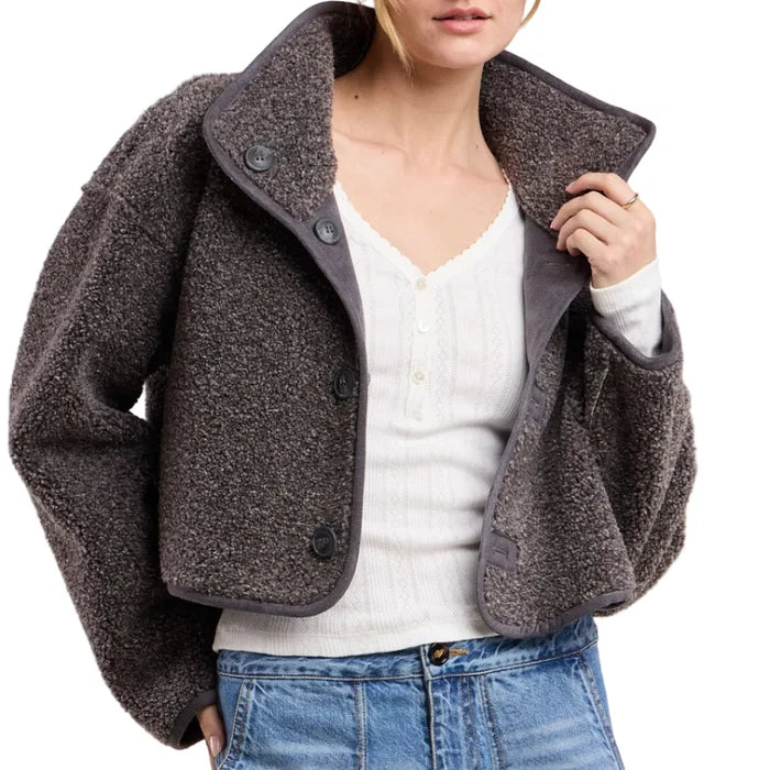 Velvet - Esme Reversible Jacket in Graphite