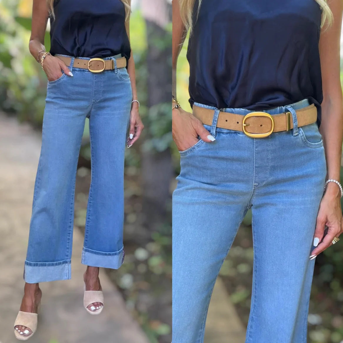 Bevy Flog - Margo Pant in Light Denim