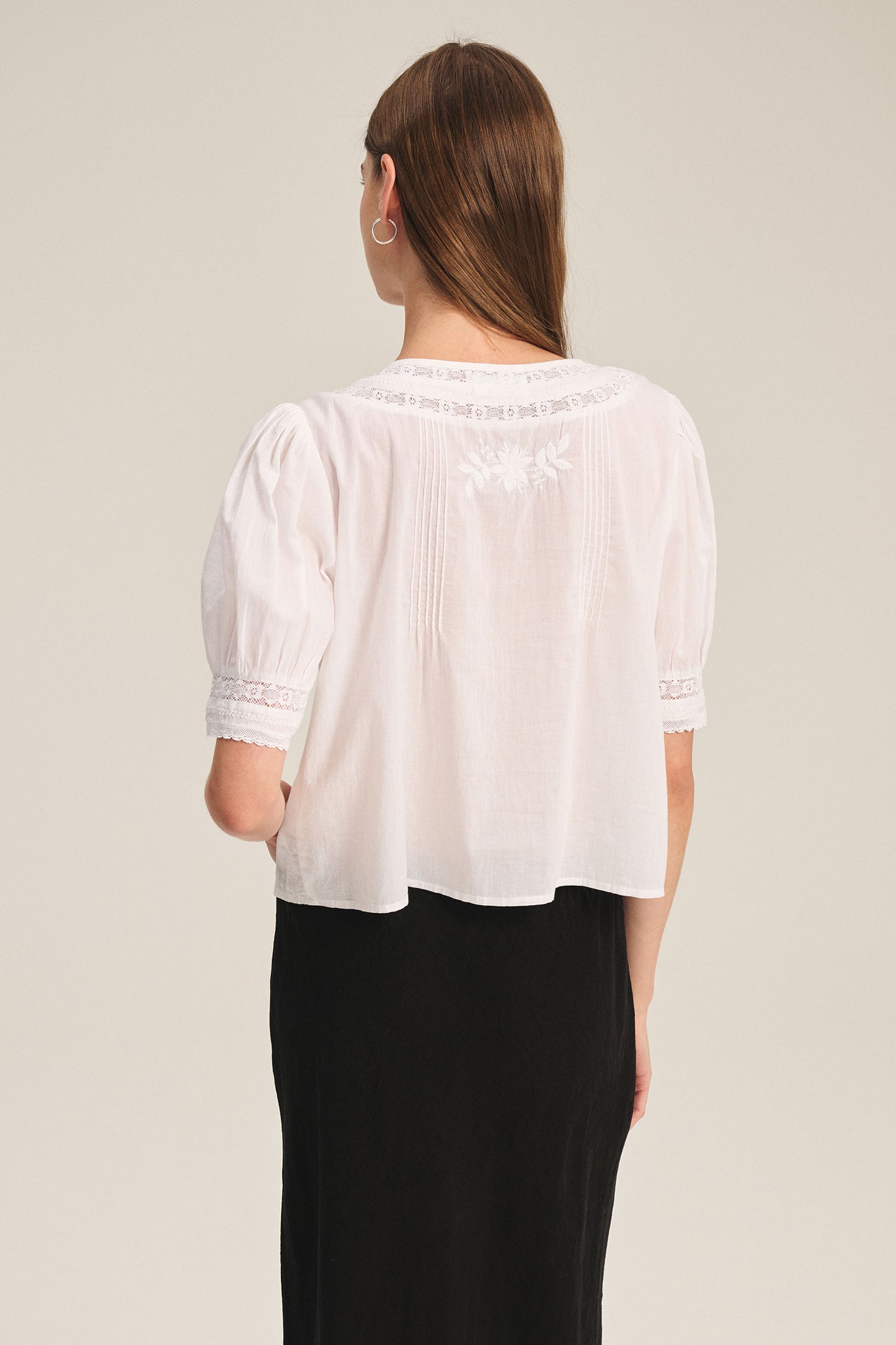 Velvet - Mavis Top in white