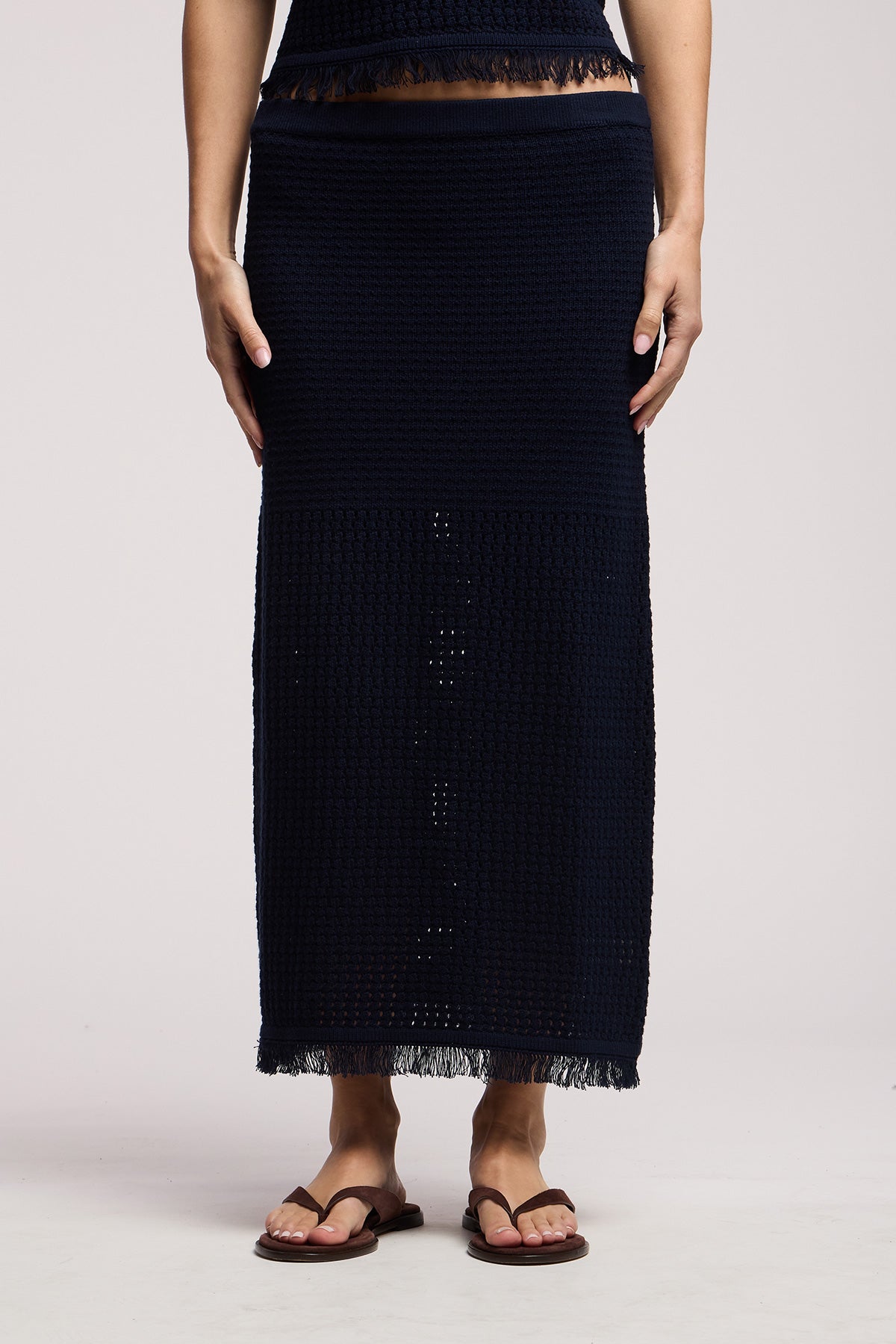 Velvet - Blythe Skirt in Navy