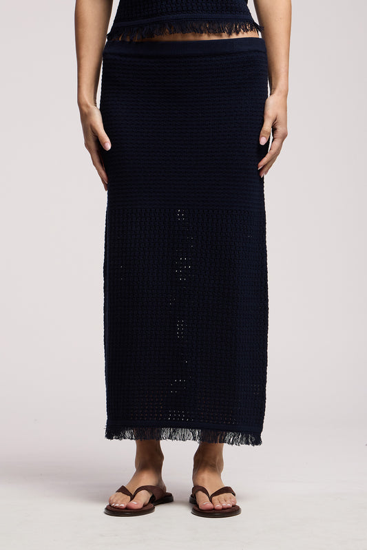 Velvet - Blythe Skirt in Navy