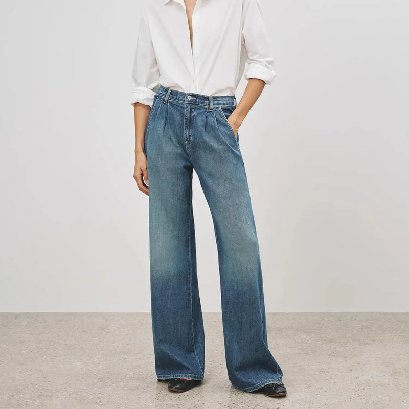 Nili Lotan - Flora Trouser Jean in Classic Wash