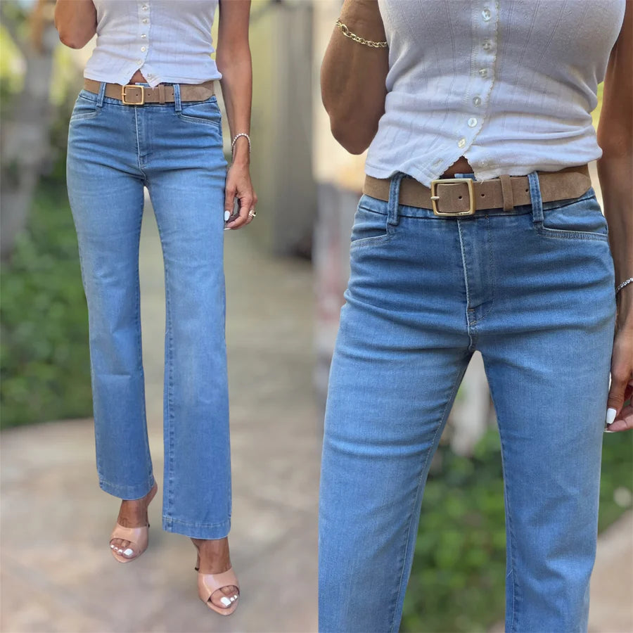 Bevy Flog - Novel Pant in Light Denim