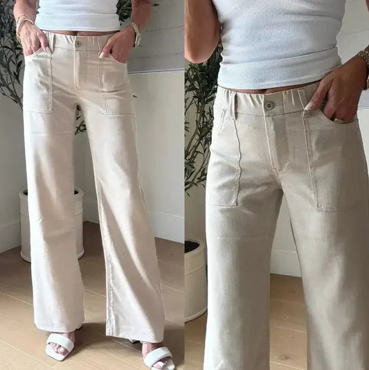 Private Access Bevy Flog - Christi pant in Beige