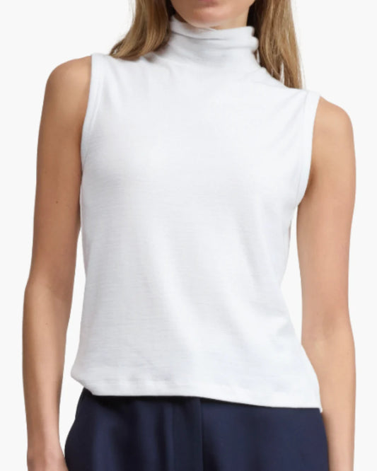 Rag & Bone - The Knit Tneck Tank in white