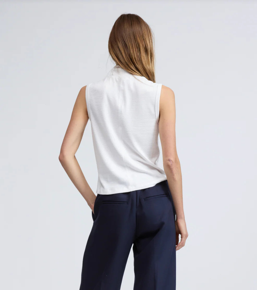 Rag & Bone - The Knit Tneck Tank in white