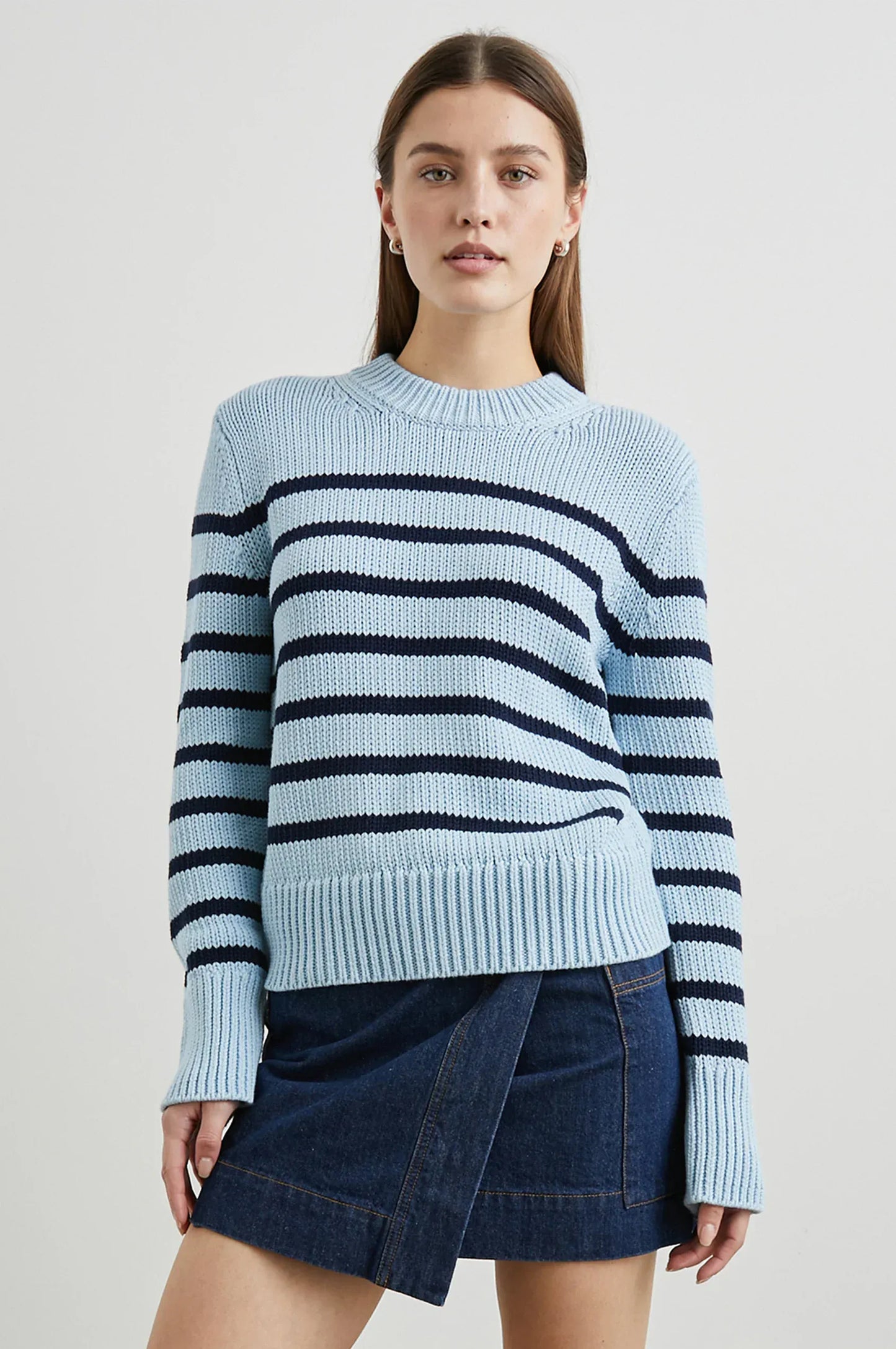 Rails Shirts & Tops Rails - Alise Sweater in sky navy stripe