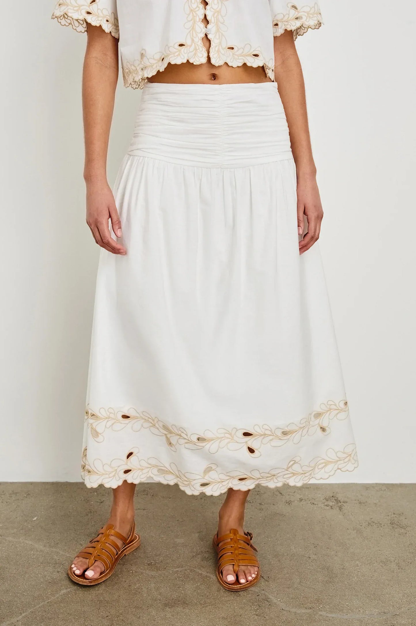 Rails Skirts Rails - Sol Skirt in white