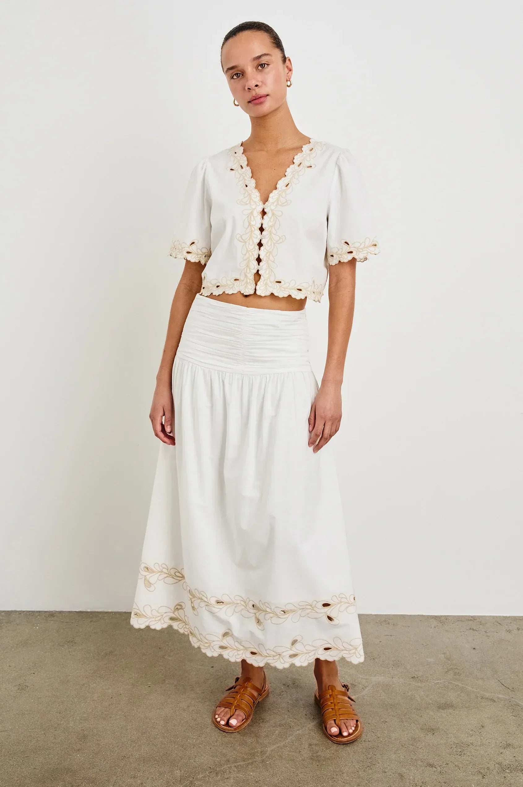 Rails Skirts Rails - Sol Skirt in white