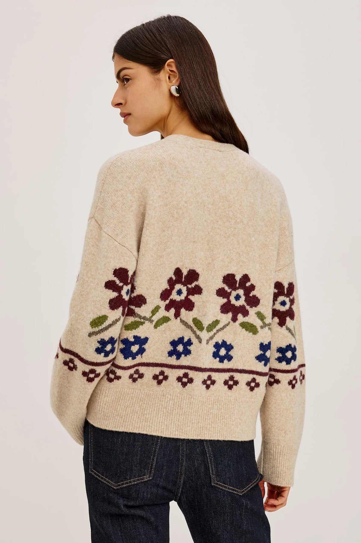 Rails Sweaters Rails - Saffron sweater in oat floral