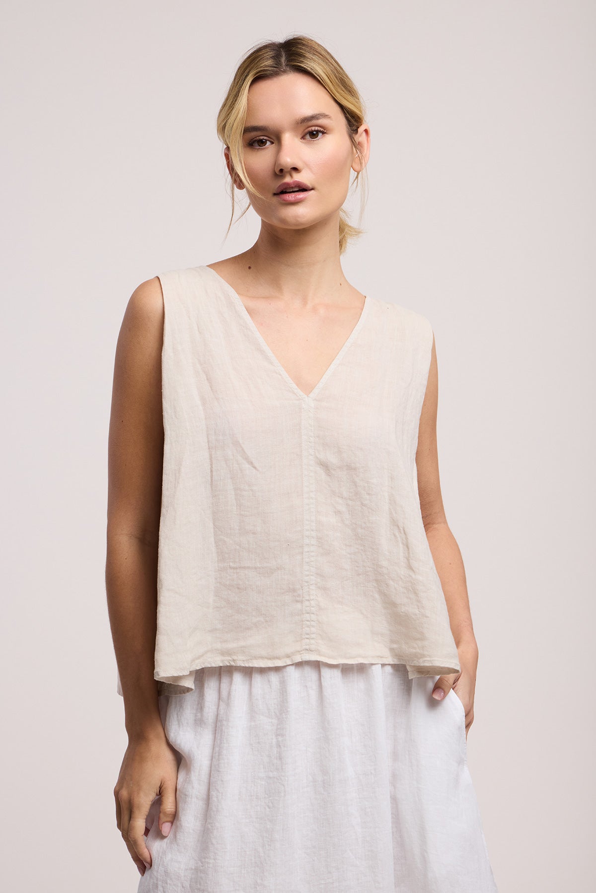 Velvet - Renna top in Cobble