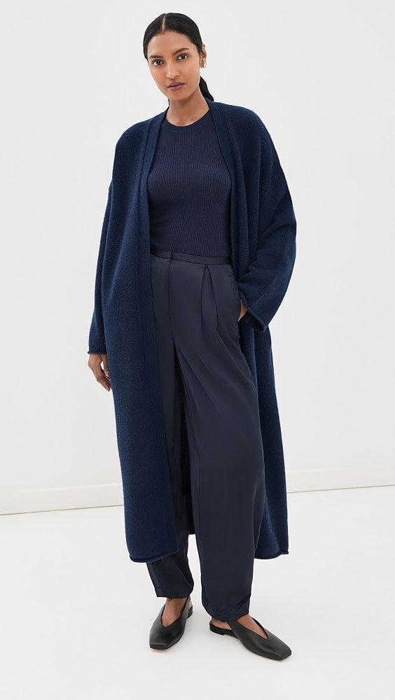SABLYN - Toma Slouchy Cashmere Duster in Midnight Navy