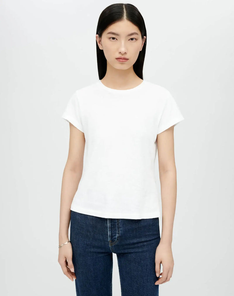 RE/DONE - Slim tee in Optic white