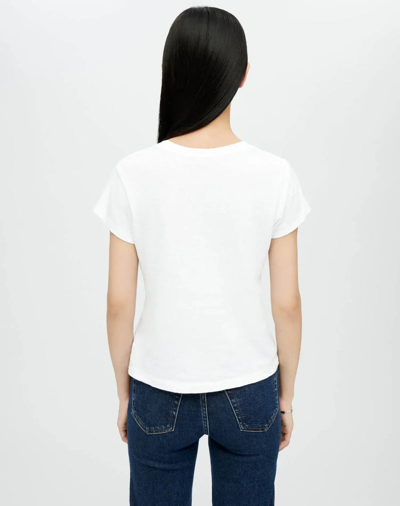 RE/DONE - Slim tee in Optic white