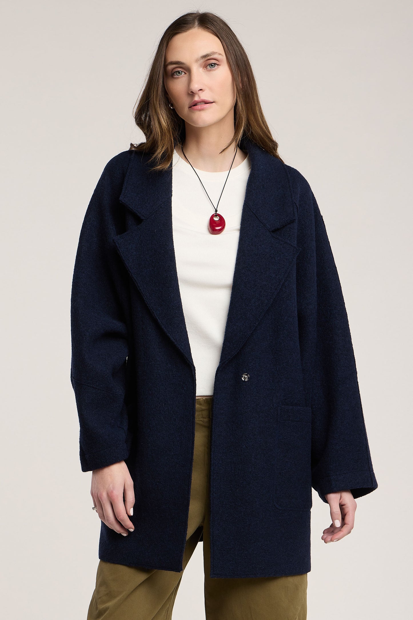Velvet - Abby blazer in navy