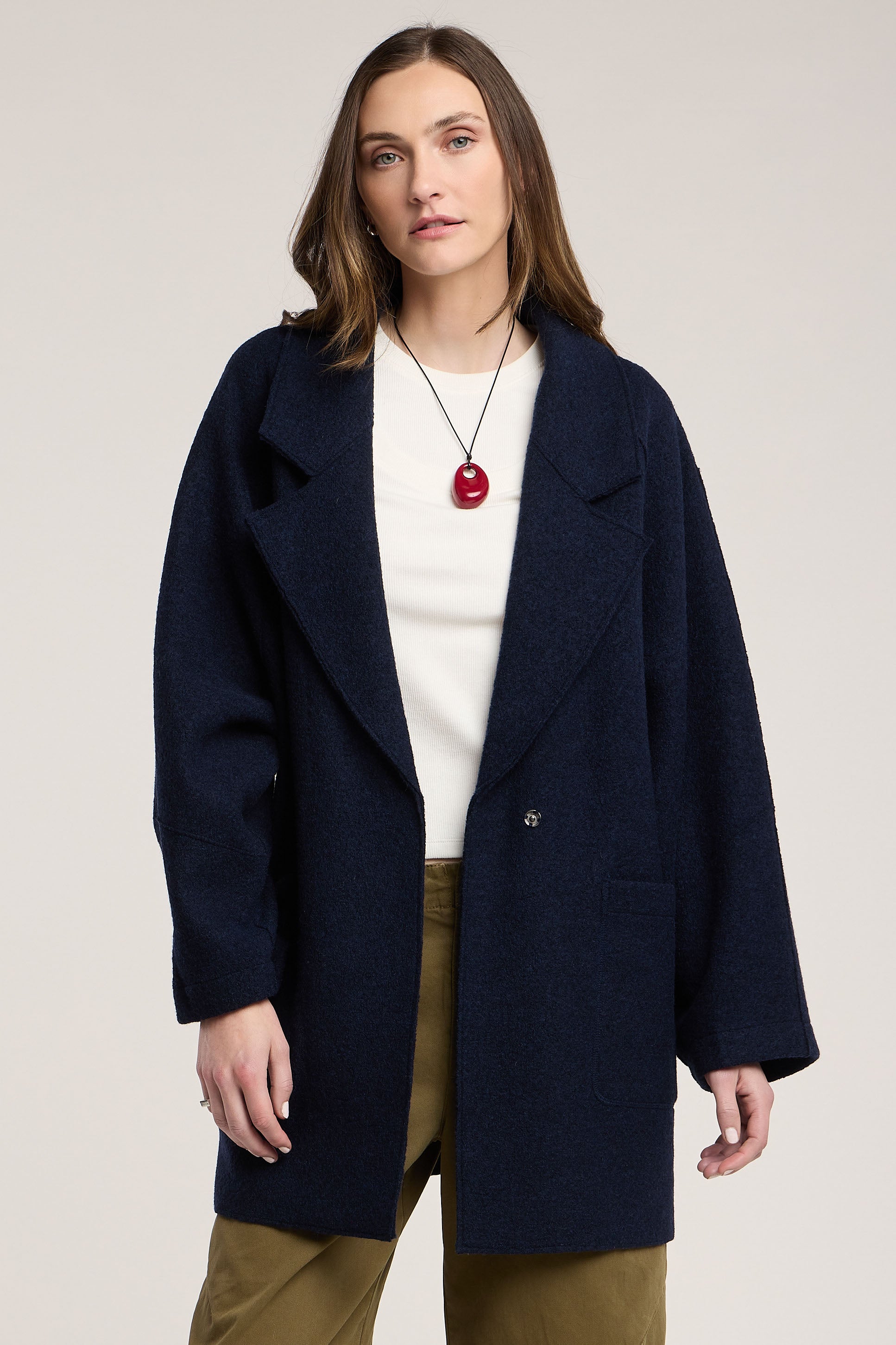Velvet - Abby blazer in navy