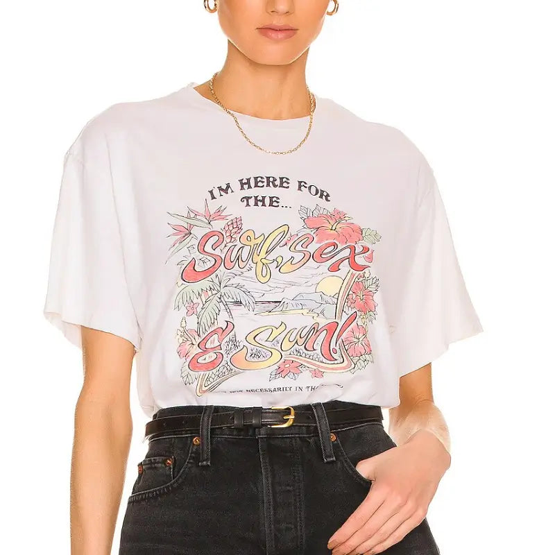 RE/DONE - Surf Sex Sun 90's Easy Tee