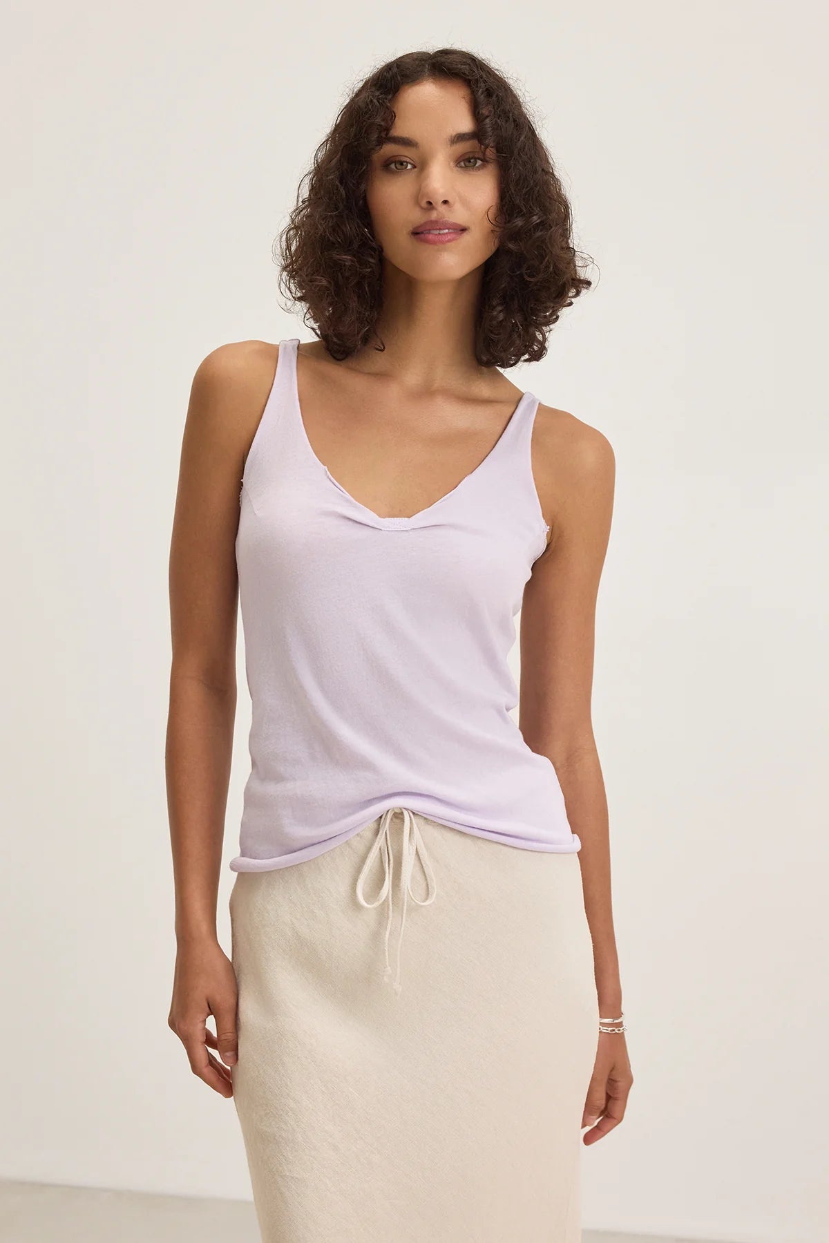 Velvet - Kim Tank Top in Freesia